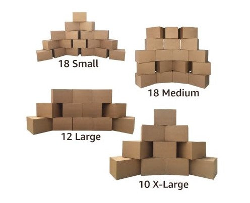 5-6 Room Basic Moving Boxes Kit