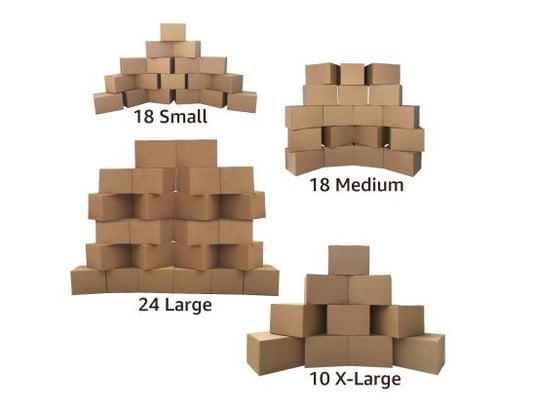 6-7 Room Basic Moving Boxes Kit